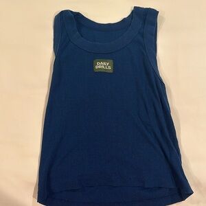 Daily Drills Tank — Cobalt Blue